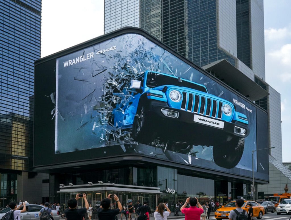 3D Anamorphic Billboard Advertising