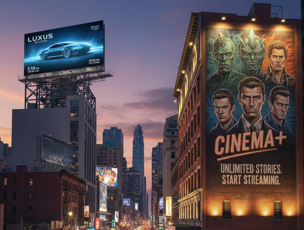 Rooftop & Wall Billboard Advertising