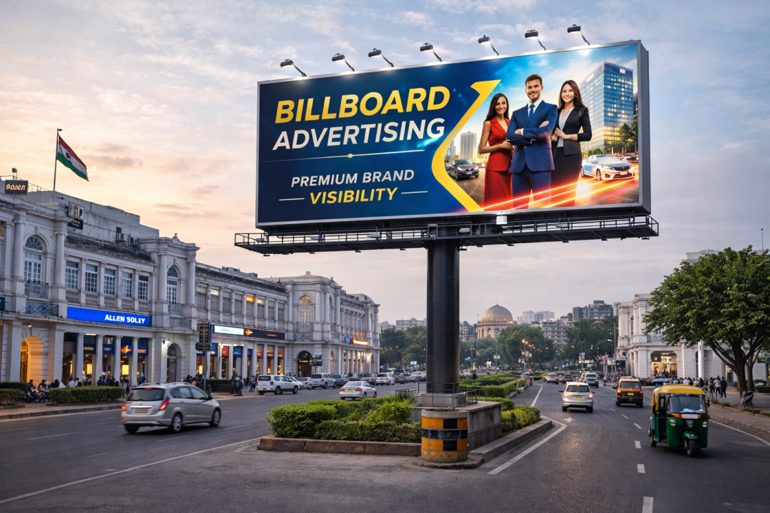 Billboard Advertising in Connaught Place (CP) Delhi