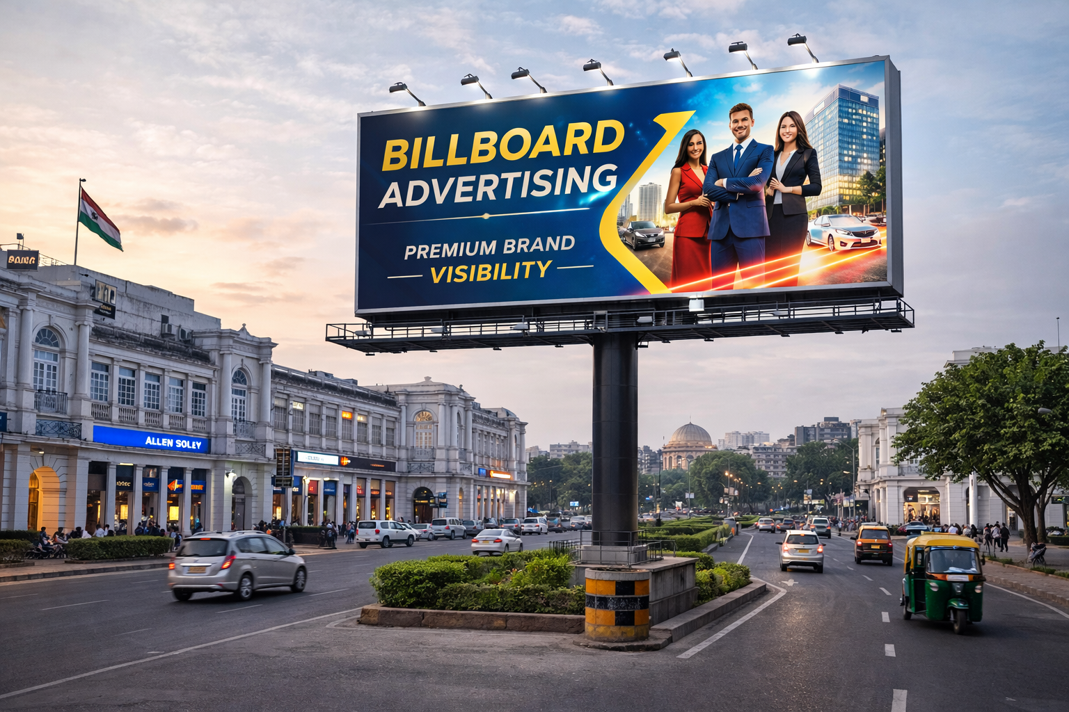 Billboard Advertising in Connaught Place (CP) Delhi