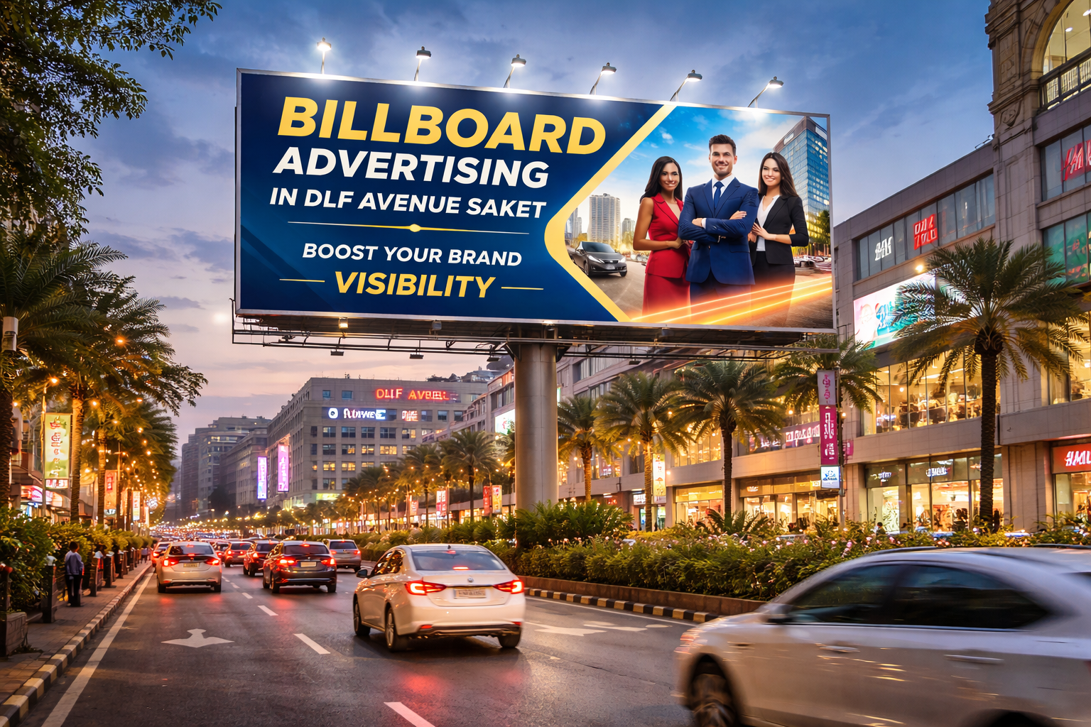 Billboard Advertising DLF Avenue in Saket