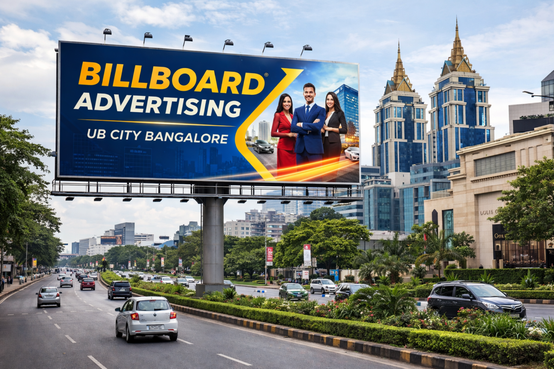 Billboard Advertising UB City in Bengaluru